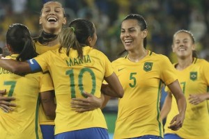 Brasil derrota a Suécia por 5 a 1 e futebol feminino garante classificação | Foto: Globo Esporte