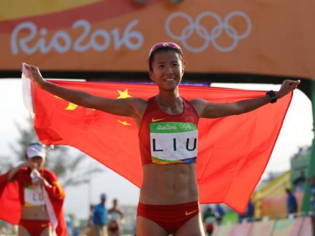 Érica de Sena fica em sétimo lugar na marcha atlética; chinesa leva o ouro