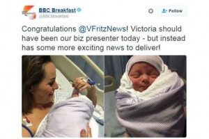 Apresentadora da BBC entra em trabalho de parto logo após sair do ar | Foto: Reprodução/Twitter/BBC Breakfast