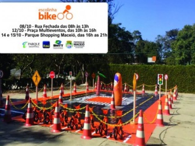 Projeto Escolinha Bike realiza atividades em Maceió