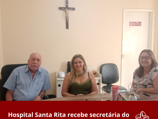Hospital Santa Rita recebe secretária de Meio Ambiente de Palmeira dos Índios