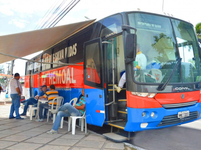 Hemoal realiza coletas externas de sangue em Arapiraca e Maceió nesta terça-feira