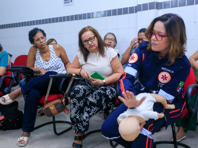SAMU 192  capacita profissionais da educação infantil de Maceió em primeiros socorros